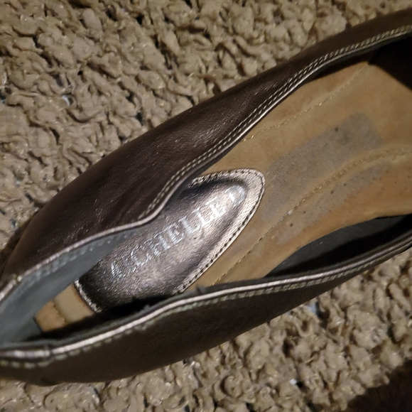 WOMENS MICHELLE D BRONZE BALLET FLAT SHOES SIZE 8.5 - Picture 8 of 13